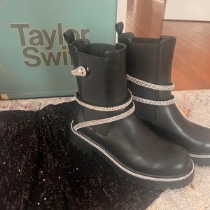 Azalea Wang Snake Combat Boots 7.5